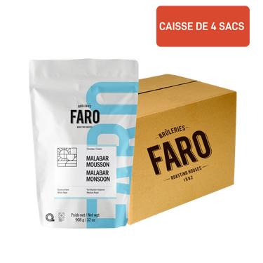 Caisse de 4 sacs Malabar Mousson Faro