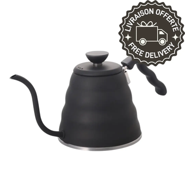 Hario | Bouilloire noire 1.2L Buono Eight Ounce Coffee