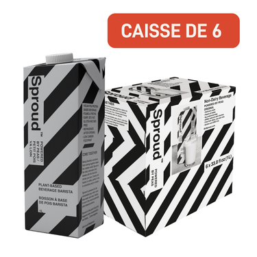 Sproud | Boisson végétale Barista à base de pois - caisse de 6