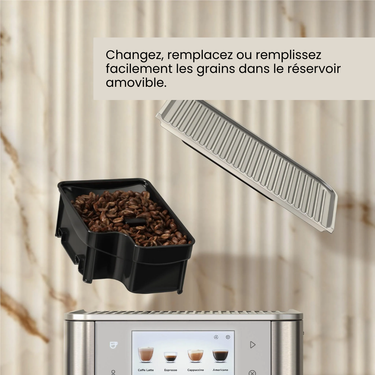 KitchenAid | Trémie à grains amovible de 9,5 oz avec couvercle pour machines à espresso - KF6, KF7, KF8