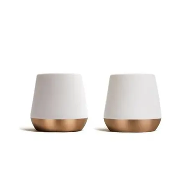 Fellow | Lot de 2 tasses céramique Junior double paroi blanches Eight Ounce Coffee