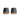 Fellow | Lot de 2 tasses céramique Junior double paroi noires