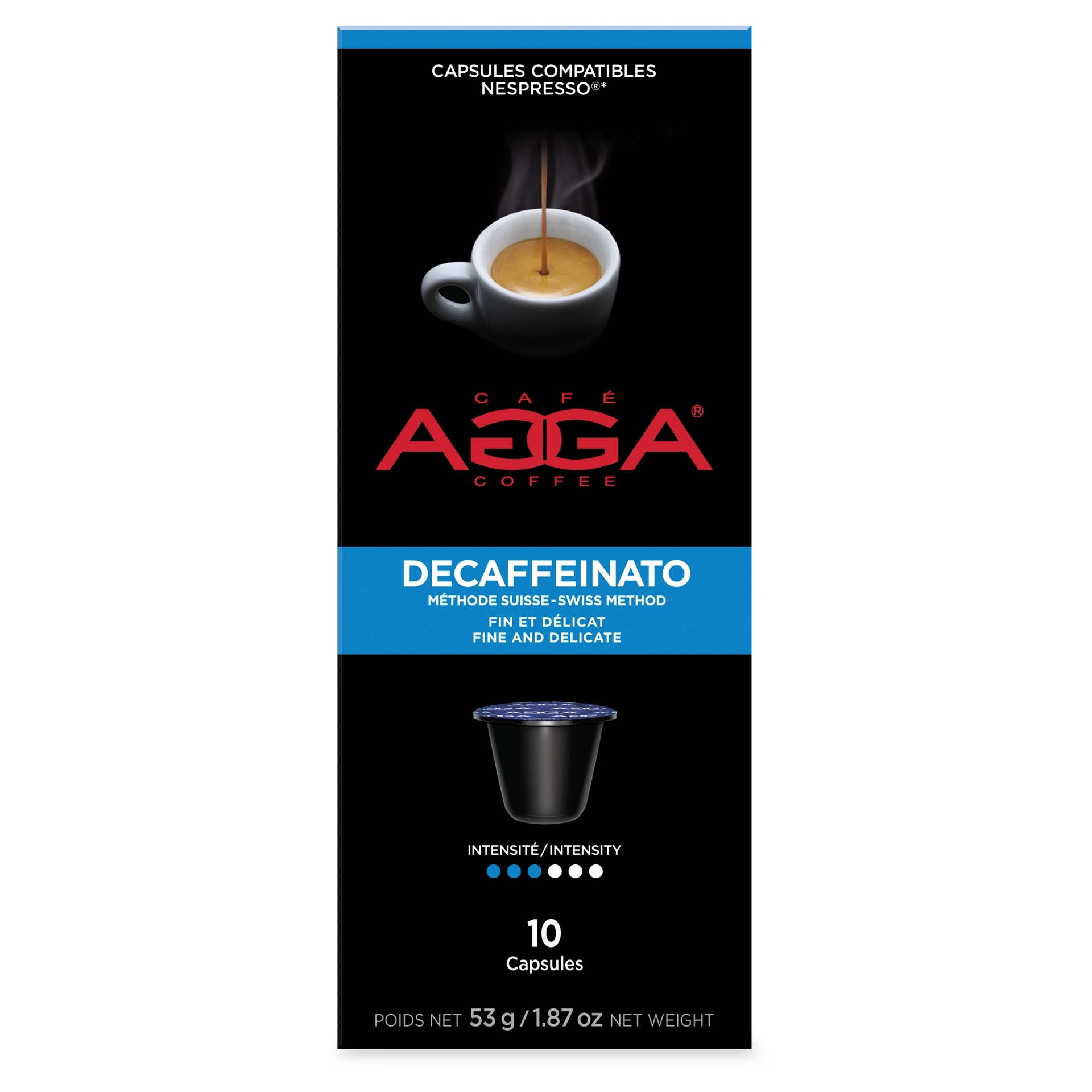 Nespresso sales decaf capsules