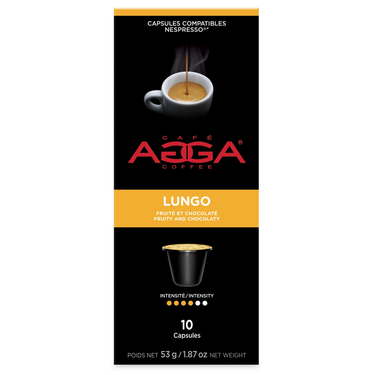 Agga | Espresso Lungo - boite de 10 capsules compatibles Nespresso®