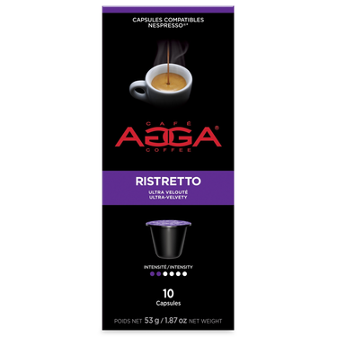 Agga | Espresso Ristretto - boite de 10 capsules compatibles Nespresso®