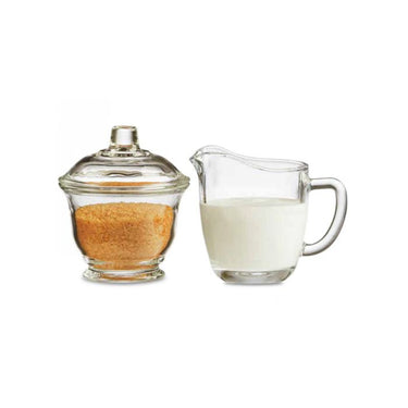 Barista | Ensemble Crémier et Sucrier en verre