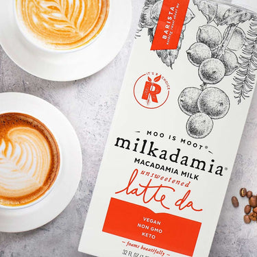 Milkadamia | UNSWEETENED Macadamia Latte da Barista Drink - Case of 12