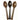 Ma Caféine | Set of three melting chocolate spoons
