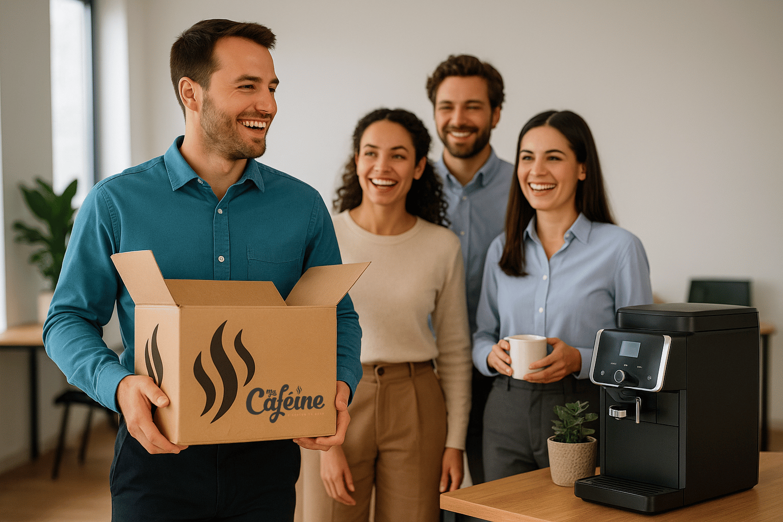 Abonnement café Ma Caféine au bureau
