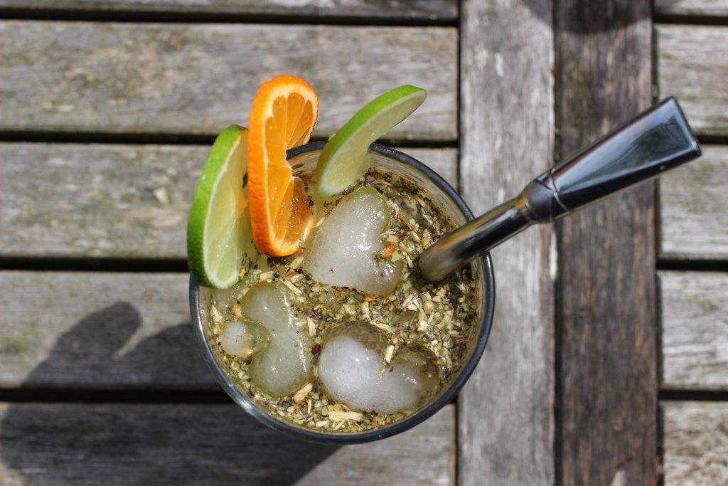 yerba maté glacé maison le tereré