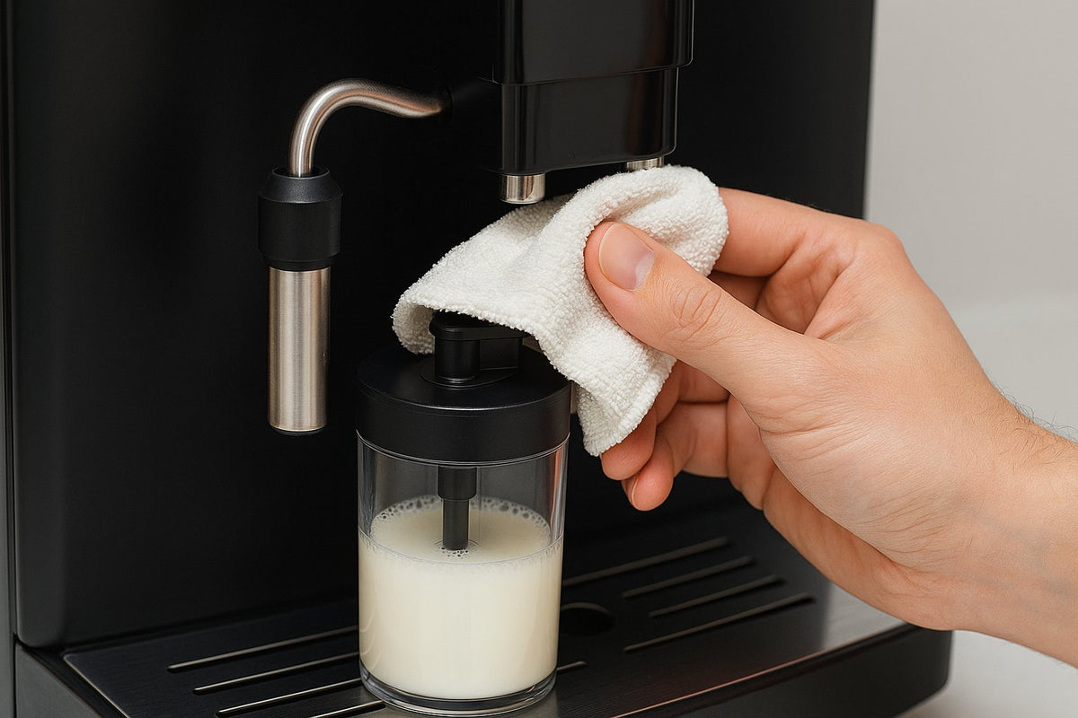 Nettoyage du système de lait