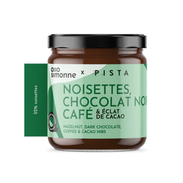 Café Pista | Tartinade Noisettes chocolat noir et café 220gr