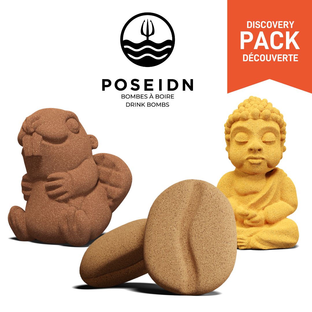 Poseidon | Discovery Pack 3 x 3D Bombs - Maple Chocolate, Golden Milk and Espresso Martini