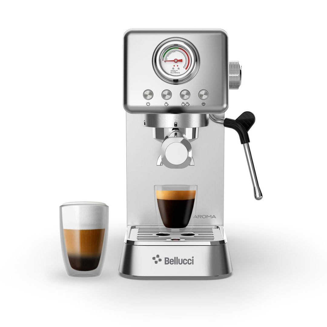 Bellucci | Machine à café manuelle compacte semi-automatique Aroma