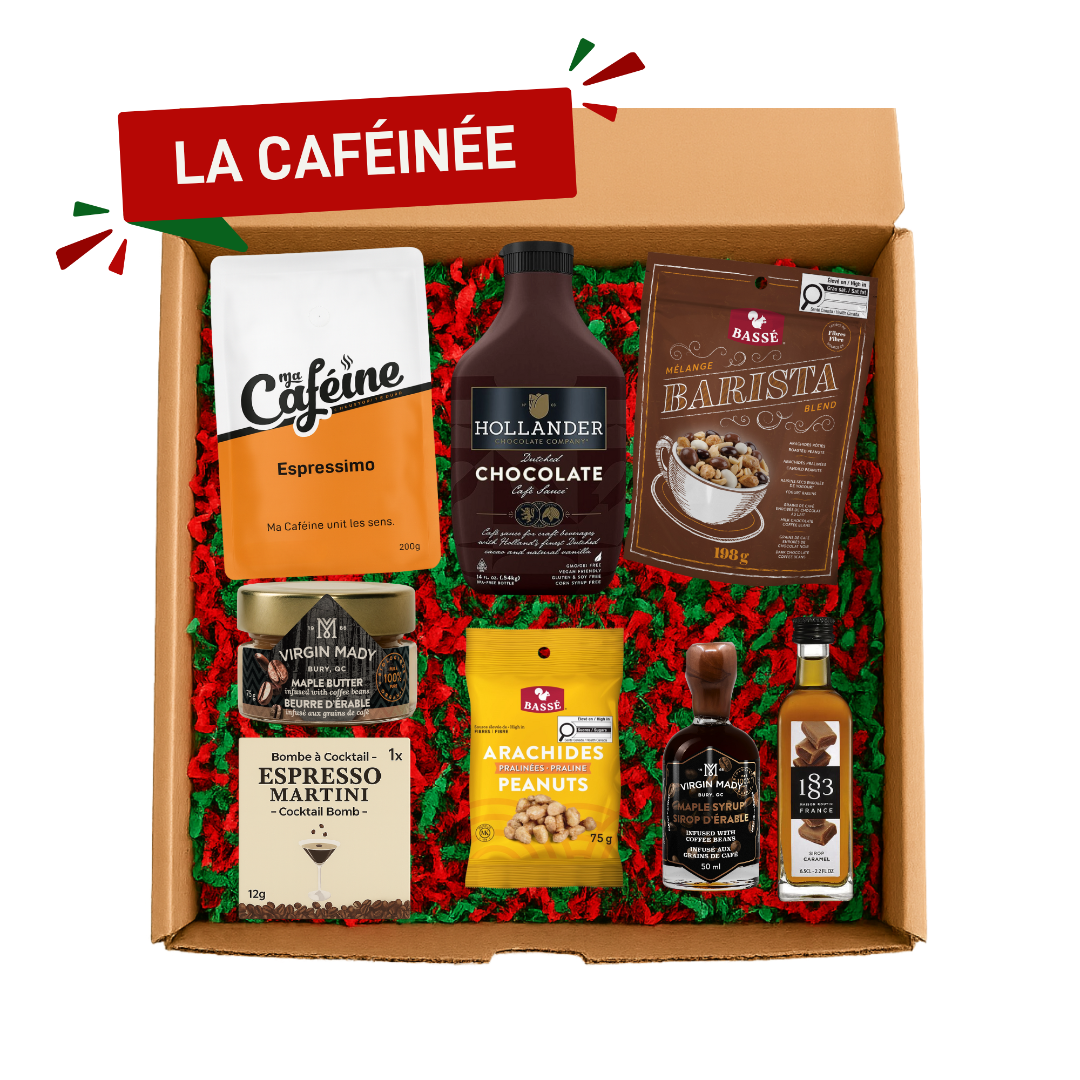 Boite cadeau de Noel La Caféinée 2025