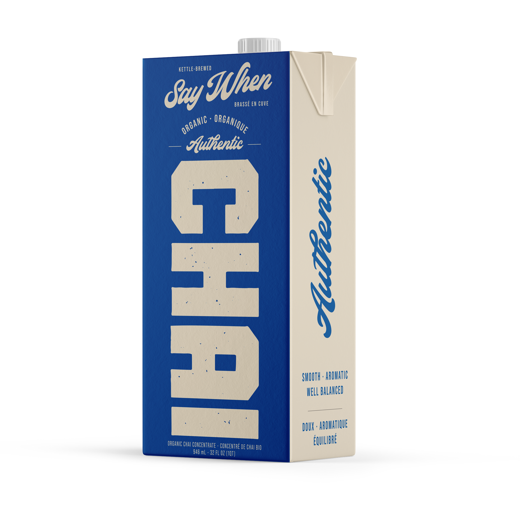 Say When | Chai bio - Authentique - caisse de 12