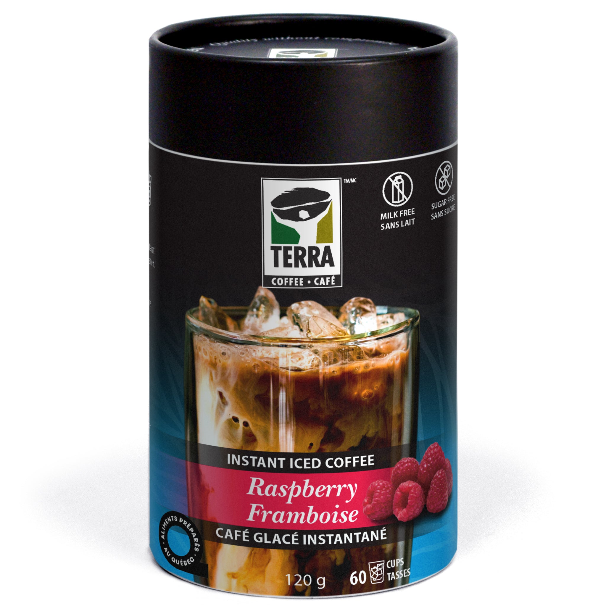 Terra Café | Café Glacé Instantané - Framboise 120 gr