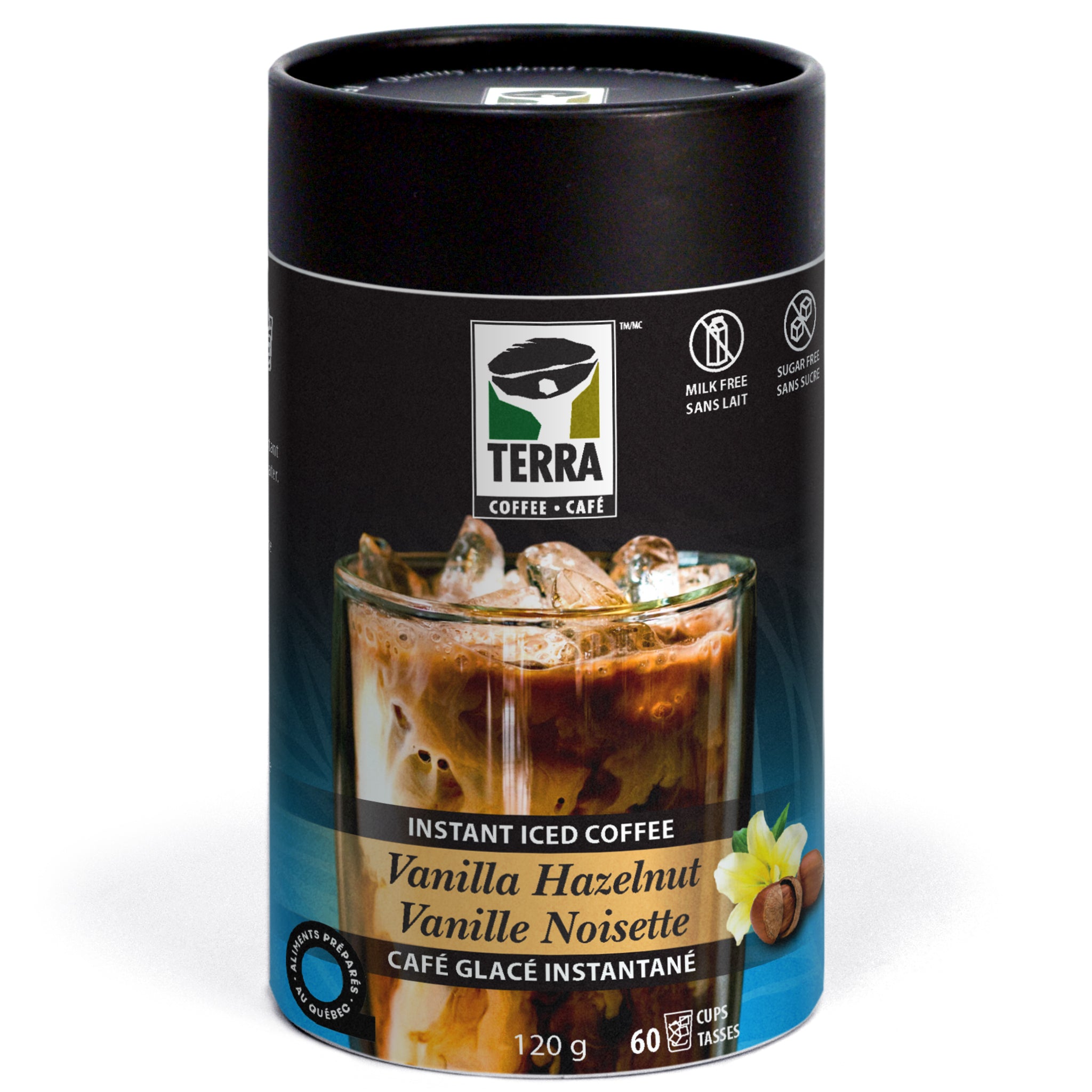 Terra Café | Café Glacé Instant - Vanille Noisette - 120 gr