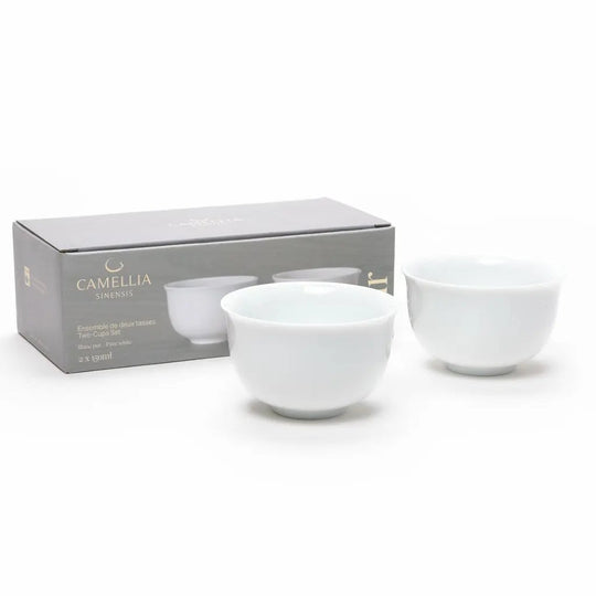 Camellia Sinensis | Duo de tasses blanc pur Camellia Sinensis