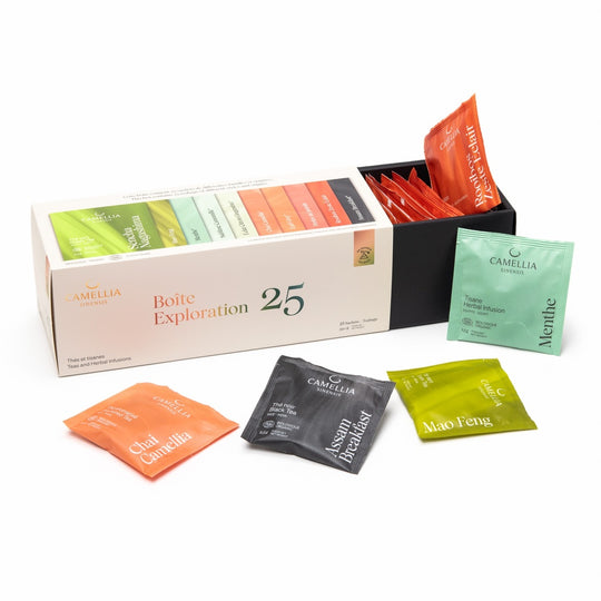 Camellia Sinensis | Boîte Exploration thés et tisanes - 25 sachets