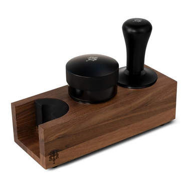 Eureka | Walnut wood tamping station - double