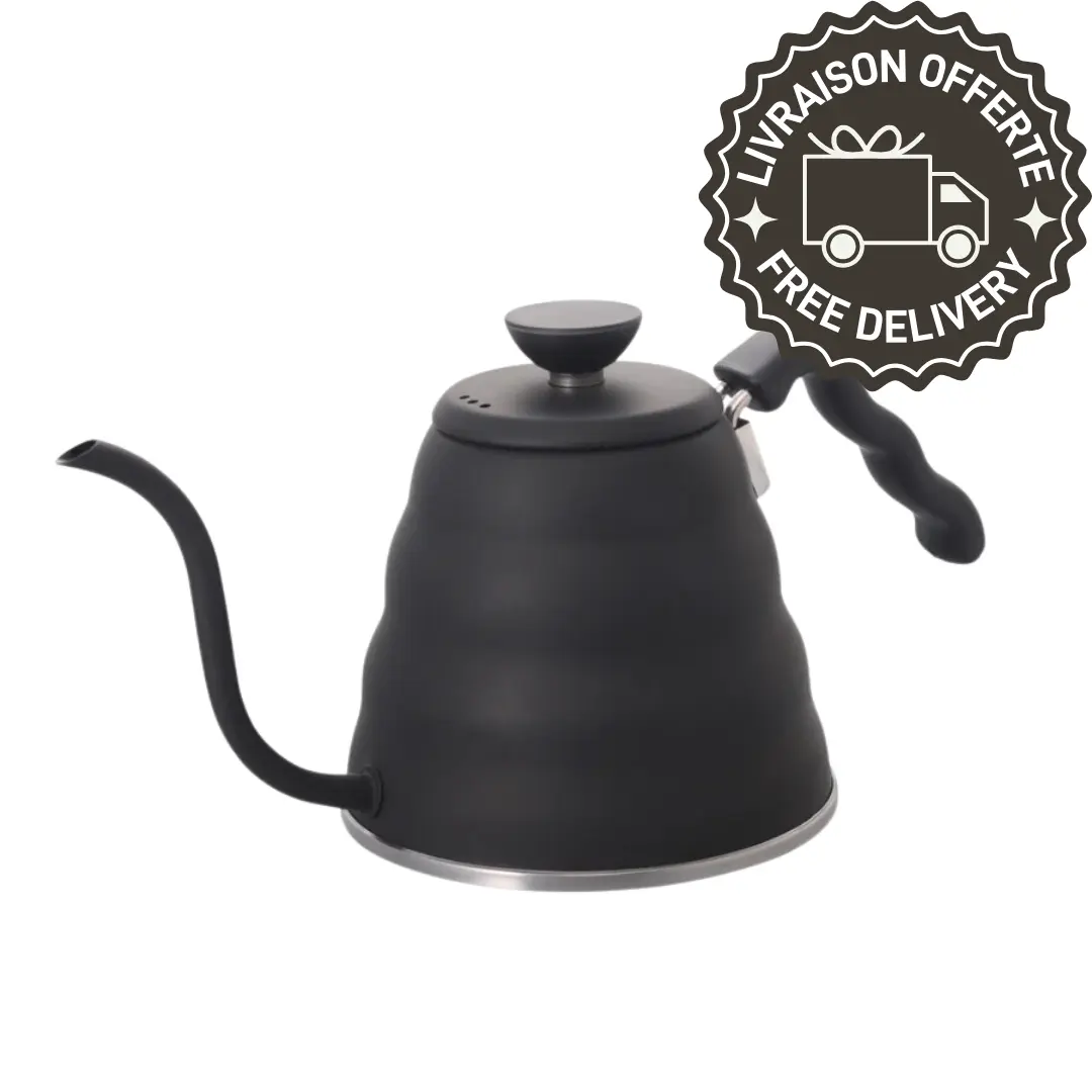 Hario | Bouilloire noire 1.2L Buono Eight Ounce Coffee