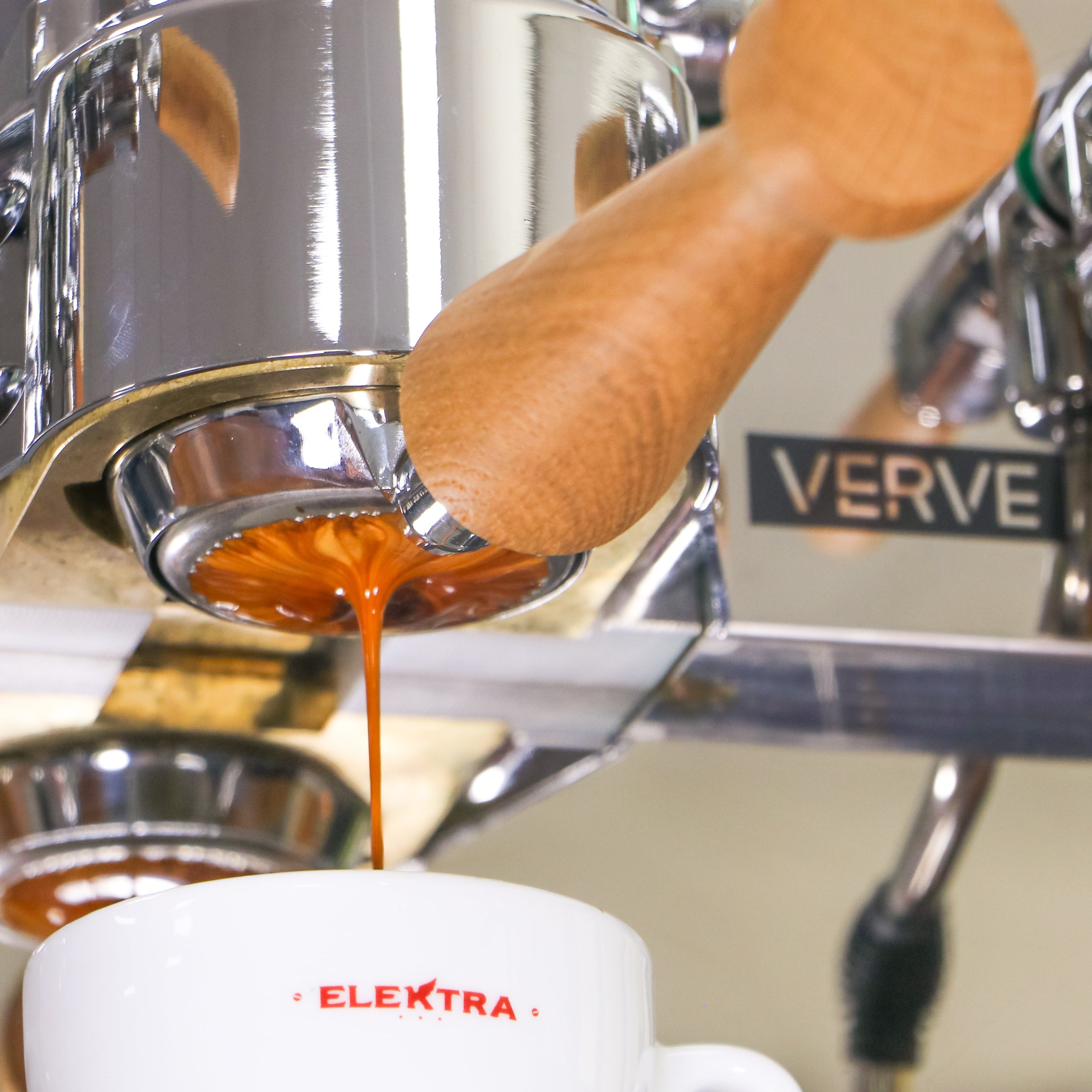 Elektra | Verve wood and steel espresso machine