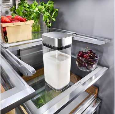 KitchenAid | Contenant à lait de 26,7 oz avec tuyau et couvercle pour machines à espresso KF6, KF7, KF8