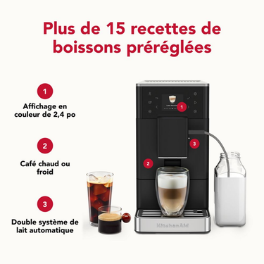 KitchenAid | Machine à café espresso KF3 - Noir Mat