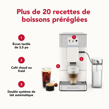 KitchenAid | Machine à café espresso KF4 - Porcelaine