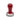Lelit | Stainless steel tamper 57.35 mm red wooden handle 