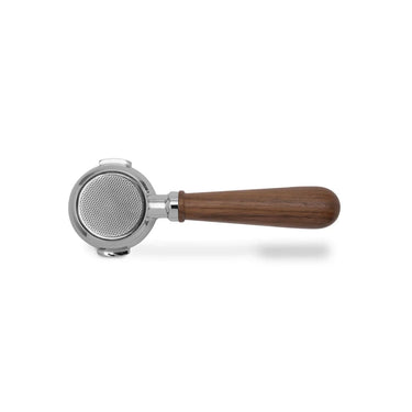Lelit | Bottomless portafilter 58mm with walnut wood handle