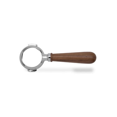 Lelit | Bottomless portafilter 58mm with walnut wood handle