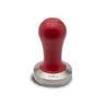 Lelit | Tasseur à café (tamper) en acier inoxydable avec manche bois rouge 57.35 mm Les Importations Edika