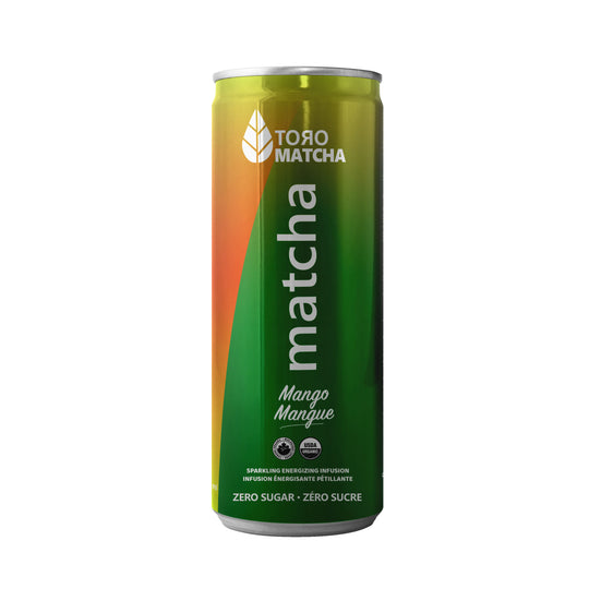 ToroMatcha | Pétillant Mangue sans sucre - 355 ml