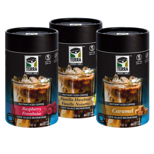 Pack trois cafés glacés instantanés