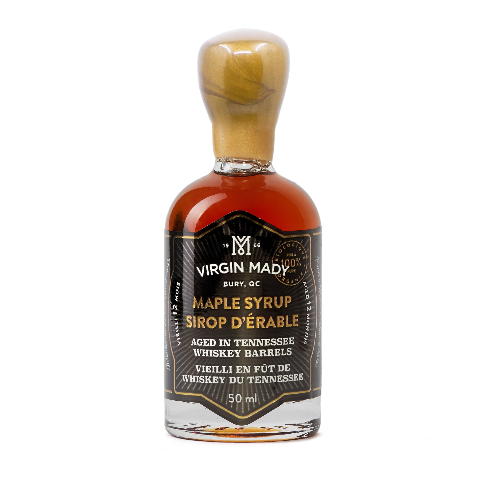 Virgin Mady | Lot of two organic maple syrup aged in whiskey