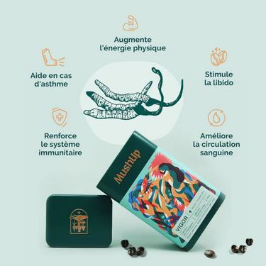 MushUp | Vigor biologique - RENFORCEMENT PHYSIQUE - 500gr