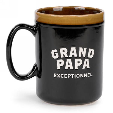 Grand Papa Exceptionnel 17 oz black mug