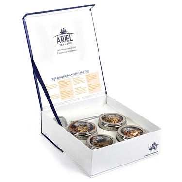Ariel | Well-being herbal tea gift box in leaves