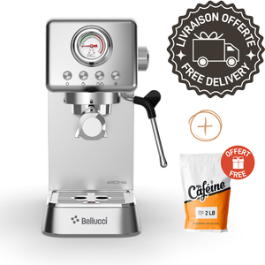 Bellucci | Machine à café manuelle compacte semi-automatique Aroma