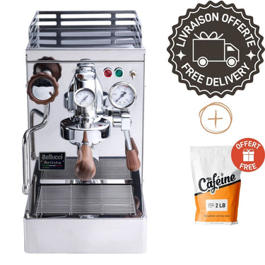 Machine à café expresso manuelle en acier inoxydable, presse à