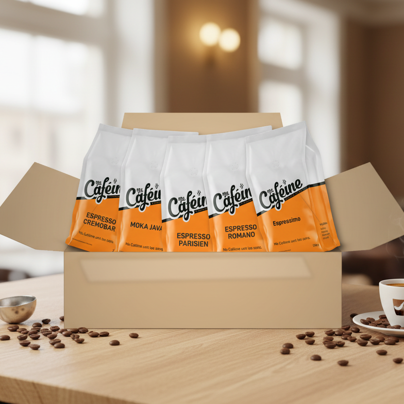 Boite découverte de 5 sacs Ma Caféine 200 gr
