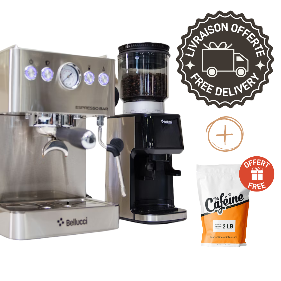 Combo Bellucci Espresso bar et moulin Casa