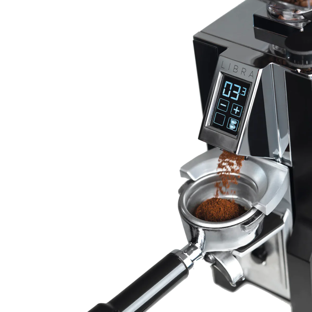 Eureka | Mignon Libra grinder with integrated scale and dosing funnel