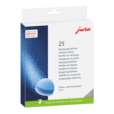 Jura | 3-Phase Cleaning Tablets - 25 Tablets