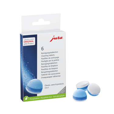 Jura | 3-Phase Cleaning Tablets - 6 Tablets