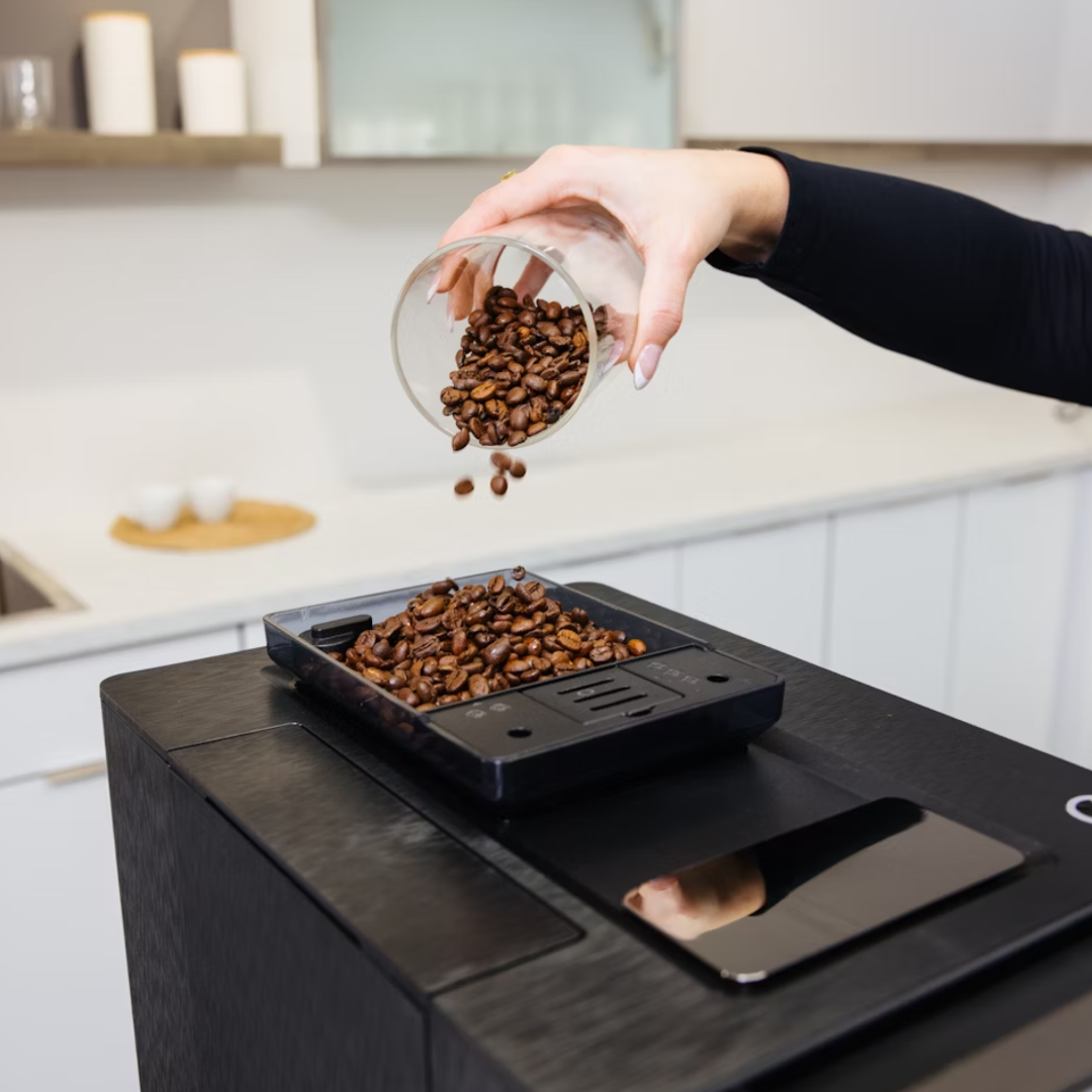 Bellucci Bistro remplissage du réservoir à grain