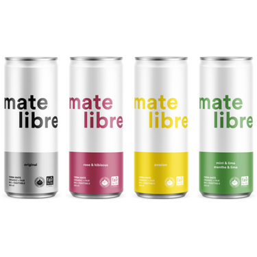 Mate Libre | Rose & Hibiscus biologique - canne 250 ml
