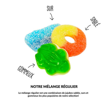 KandJu | Seau de bonbons mélange régulier 225 g